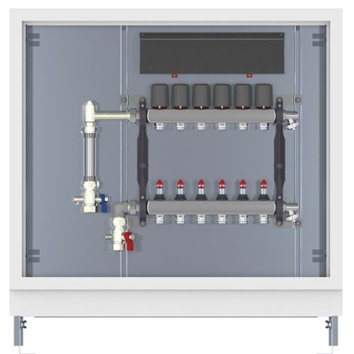 Roth-Verteilerstation-HK-4-edst-vormont-m-WMZ-Set-senkr-2KH-STA-Anschl-Modul-10-1115011579 gallery number 1